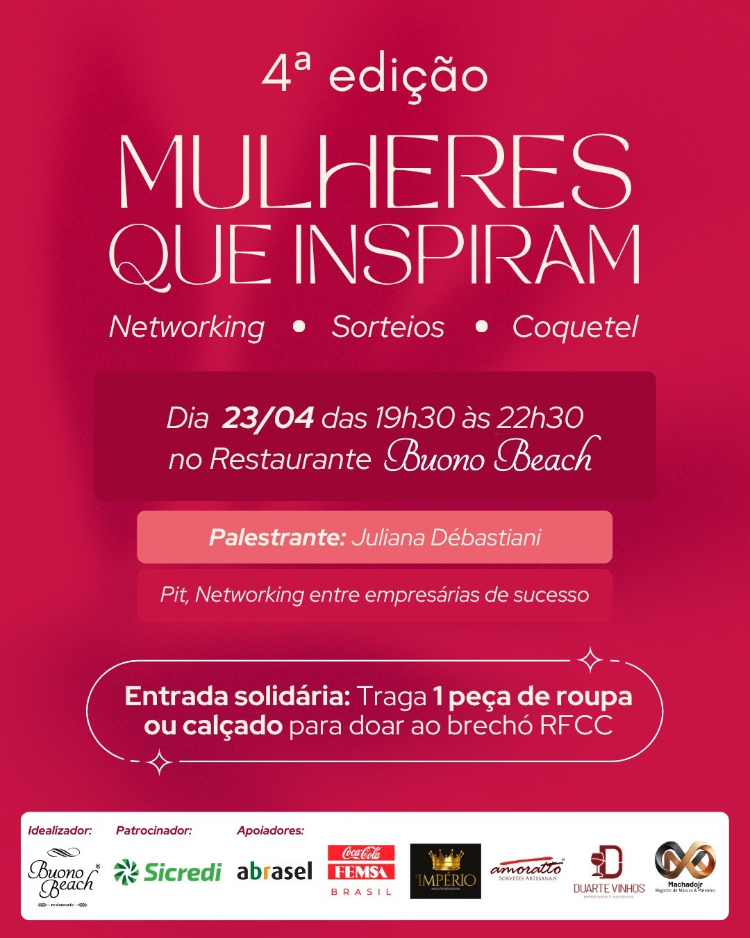 4ª edição do Mulheres que Inspiram movimenta Florianópolis