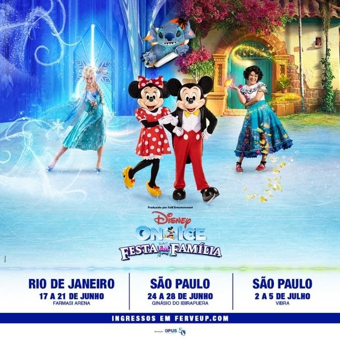 Faltam 14 dias para a estreia de Disney On Ice no Brasil e ingressos seguem em ritmo acelerado de vendas